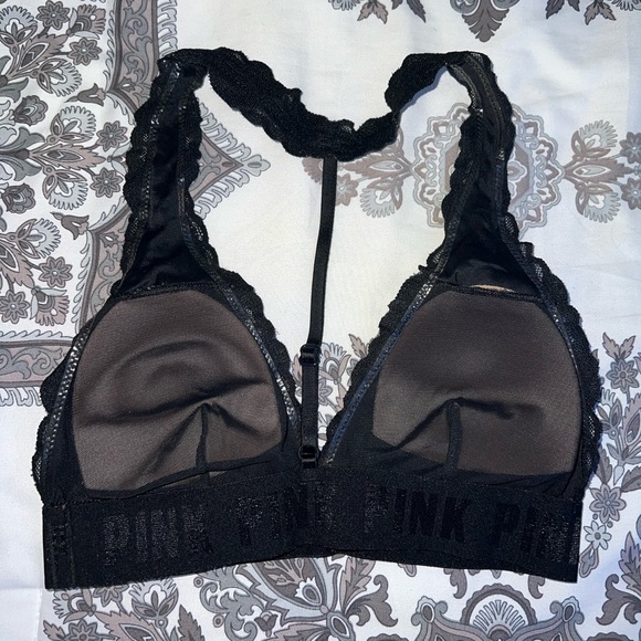 Black VS/Pink bralette. - Picture 3 of 4